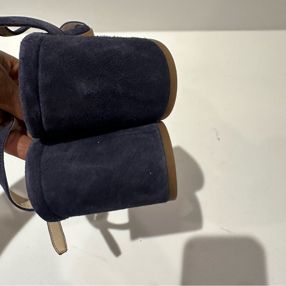Cole Haan Women's Josie Suede Navy Blue Women's Sandals - Picture 3 of 4